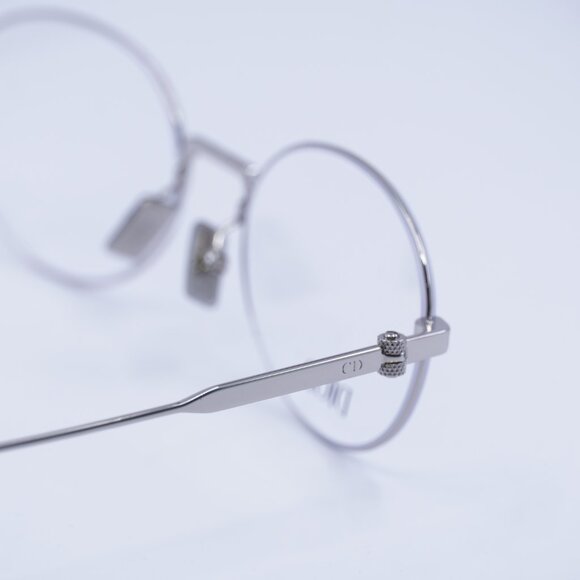 Dior NEODIORO R2U F000 Oval Eyeglasses 52mm - Shiny Palladium - Picture 5 of 10